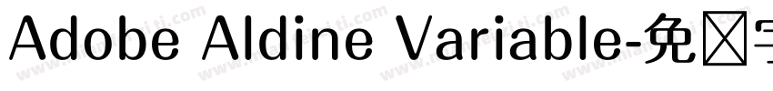 Adobe Aldine Variable字体转换